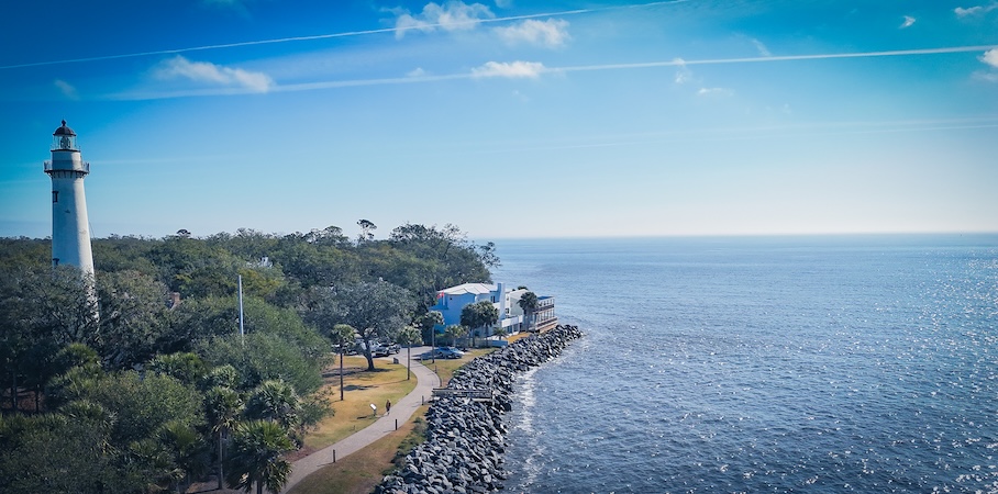 Aerial view of Bridge Pointe